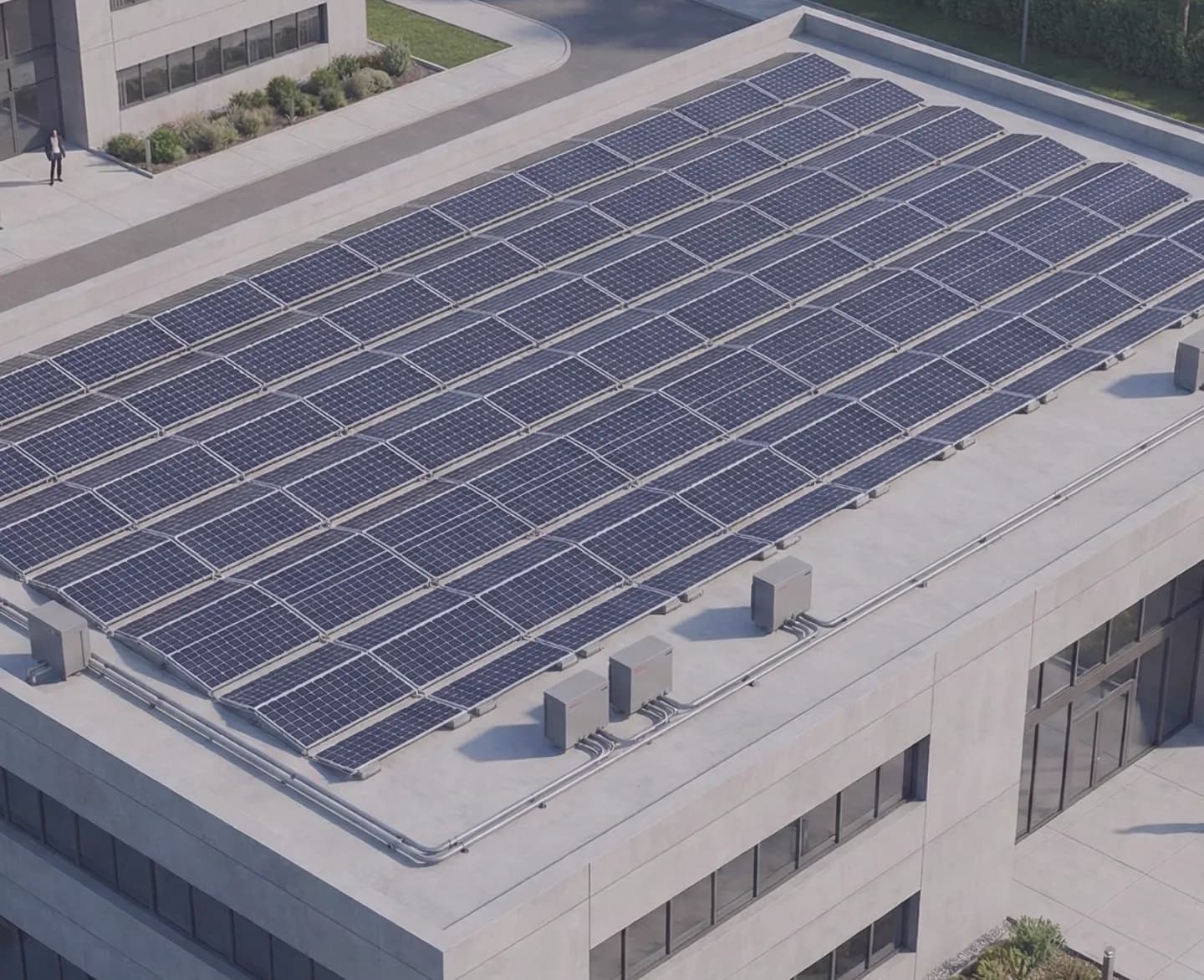 Solarna elektrana na krovu poslovne zgrade