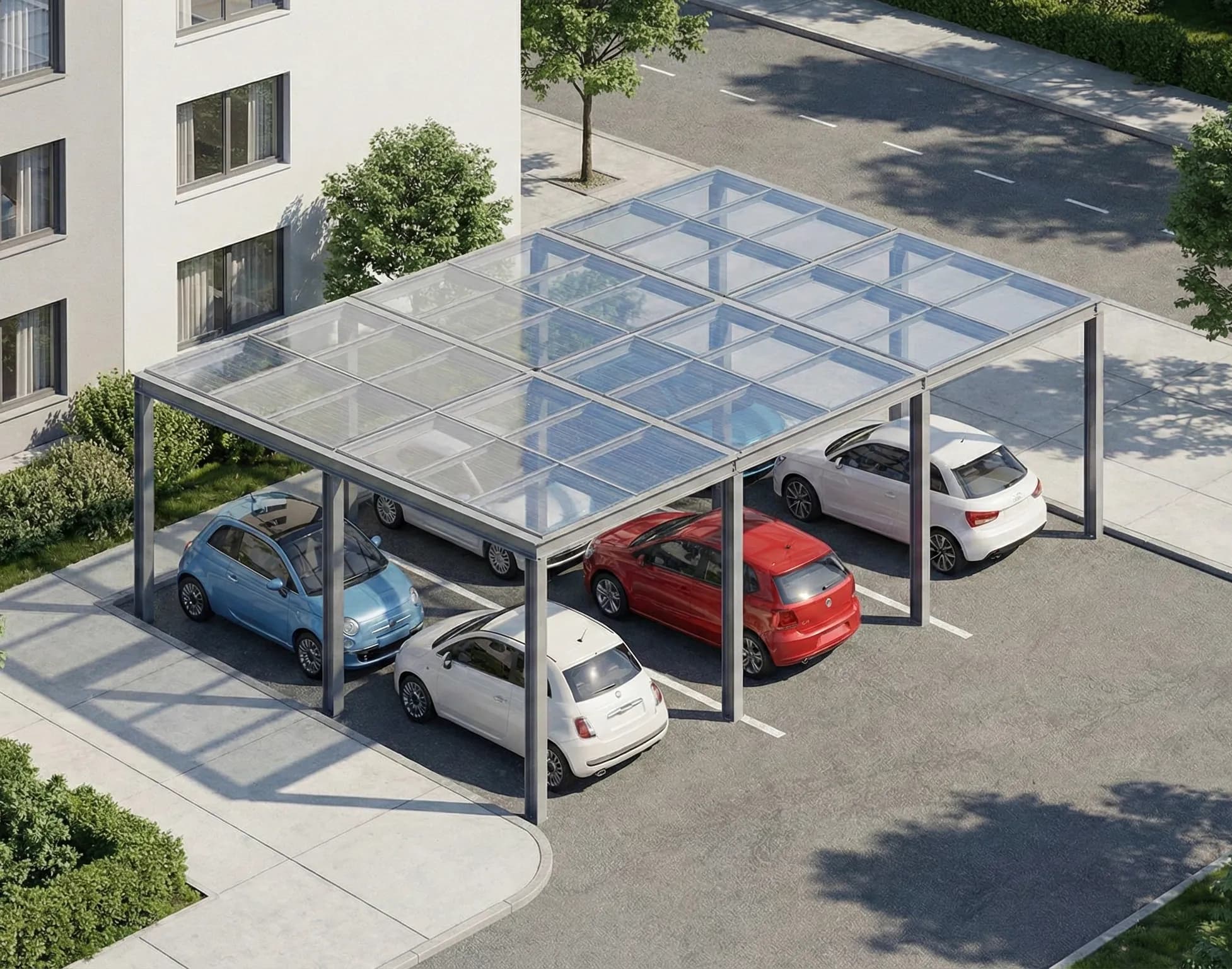 Vizualizacija projekta solarnog karporta