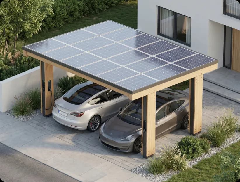 Solarna energija
iznad parkinga