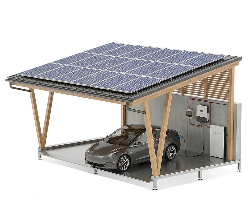 Solar system for carport